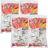 PURE(ピュア) 手巻き用 レギュラー チャコール フィルター 7.8mm x 27mm 120個入り 4個セット