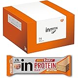 【Amazon.co.jp限定】inバー プロテイン ナッツ (14本入×1箱) ナッツペーストの甘味を感じるウェファータイプ 高タンパク10g