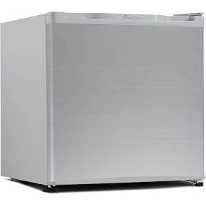 TOHOTAIYO 1ドア 小型 冷蔵庫 コンパクト 46L 一人暮らし向け 左右開き対応 TH-46L1-SL シルバ…