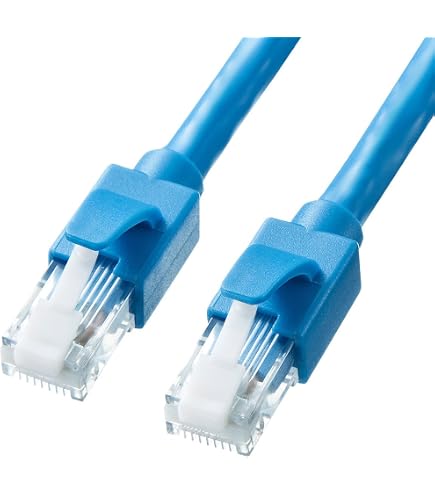 Amazon.co.jp: CAT.6A UTP LAN ケーブル 切り売り 青 23AWG 10G [並行