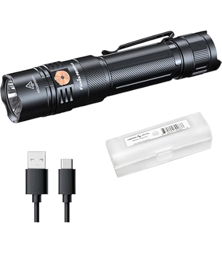 Amazon.co.jp: Fenix PD36R V2.0 1700ルーメン 充電式懐中電灯、USB-C