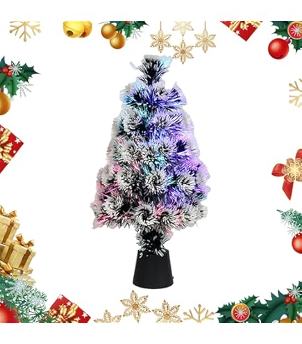 Amazon.co.jp: alfyng LED光ファイバークリスマスツリー 色が変わる