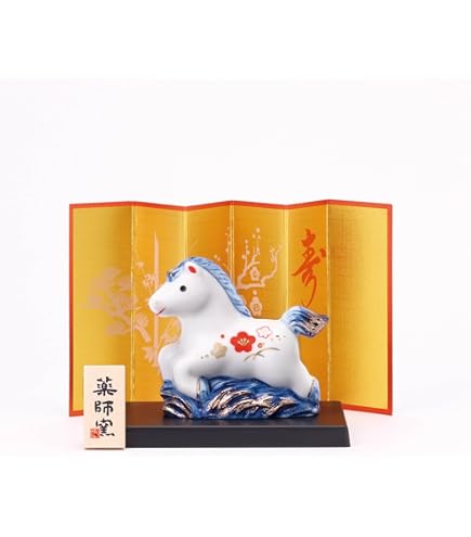 薬師窯 光堂作 天龍寺青磁釉 辰 置物 縁起物 インテリア 2025年最新