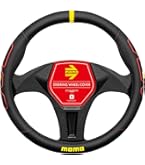 【中古・お買得品】MOMOステアリング ウッド＆レザー リーガル ボス・カバー付 中古・お買得品】MOMOステアリング ウッド＆レザー リーガル ボス