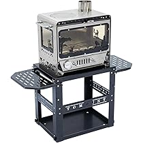 Amazon | TOMOUNT 薪ストーブ 焚火台 二次燃焼 304ステンレス キャンプ