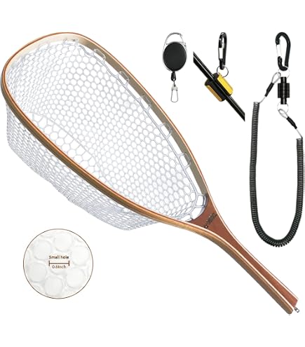 Retino Da Pesca Dinsmores Stealth Micro Mesh – Leggero, Anticorrosione, Grigio/Nero, 50 Cm (20″), Ideale Per Match Fishing