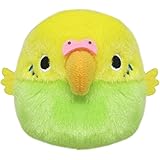 三英貿易(Sanei Boeki) オリジナル ぬいぐるみ とりだんご セキセイインコ みどり W9×D8×H7cm アニマル