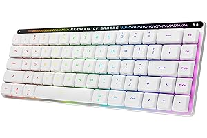 ASUS ゲーミングキーボードROG Falchion RX Low Profile/ROG RXロープロファイル オプティカルスイッチ/ワイヤレス/ロープロファイル / 65％ / 薄型キーボード / 2.4GHz Bluetooth/US配列/保