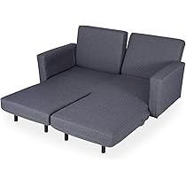 ロウヤ　2人掛けソファベッド　LOWYA ダークグレー Amazon.co.jp: LOWYA ロウヤ ソファ ソファベッド リビング