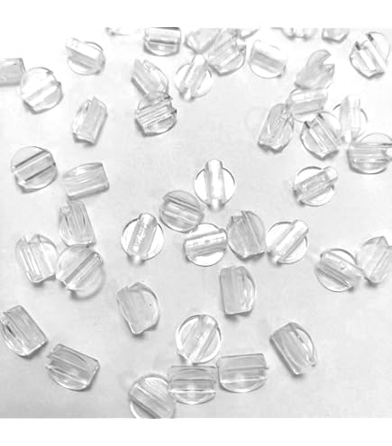 Amazon.co.jp: ヘアゴム用 留め具パーツ 足パーツ プラスチック DIY 