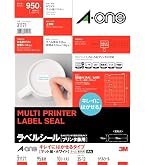 A-one エーワン ラベルシール A4 12面 10シート 31275