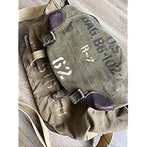 ビンテージ 40s ミリタリー 軍物 WW2 バッグ ステンシル コンマー