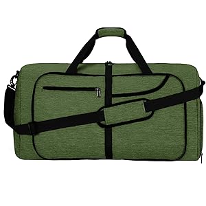 NEWHEY 折りたたみバッグ ボストンバッグ 大容量 スポーツバッグ 靴収納ポケット スーツケース固定 YKKファスナ…