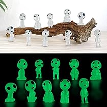 Amazon.co.jp: AIBAOBAO もののけ姫 置物 森の幽霊 暗闇で光る