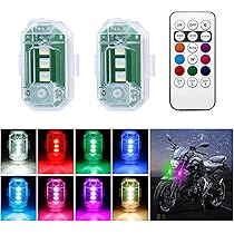 Amazon.co.jp: MAZERO 配線不要 ストロボライト 爆光 8色切り替え