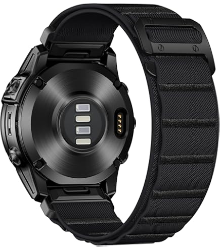 Amazon | GARMIN(ガーミン) QuickFit 26mm Tactical Black Nylon