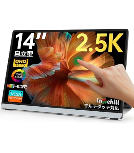 Amazon.co.jp: WIMAXIT 14インチ タッチ式 モバイルモニター