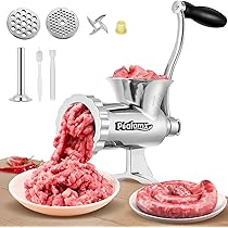 Poafamx 手動ミンサー 4.5mm/8mm Amazon | Poafamx 手動ミンサー 4.5mm/8mm2枚ブレード付き