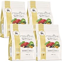 Amazon.co.jp: ミシュワン ドッグフード 成犬用(国産鶏肉＆馬肉)1kg×4