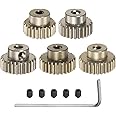 QUARKZMAN 48P Ritzel-Set 5-tlg. Für RC Autos - 22T-26T Mit 3,175mm Welle