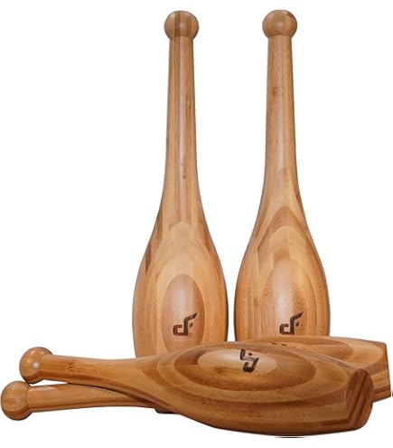 Amazon.co.jp: Indian Clubs 木製ペア レッドオーク クラブベル