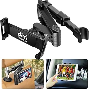 車載ホルダー タブレット スマホホルダー 折り畳み式 後部座席用 タブレット スタンド 伸縮アーム iPadホルダー 5…
