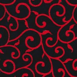 生地の人気壁紙画像 唐草・黒赤