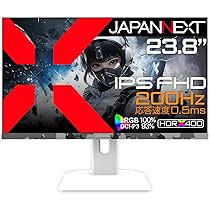 Amazon.co.jp: JAPANNEXT 23.8インチ IPSパネル搭載 200Hz対応