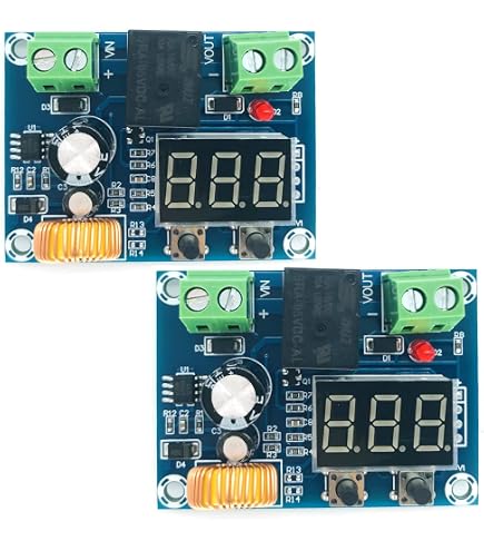 Voltage Upper Lower Limit Detection Module – 12V Relay With Over/Under Voltage Protection, 0-99.9V Detection, 12A Contact Current, For Industrial Use