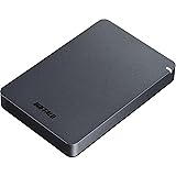 BUFFALO 2TB MiniStation PGF ポータブル 外付けハードドライブ HDD 耐衝撃 USB 3.0 (3.2 Gen 1x1) PC Mac用