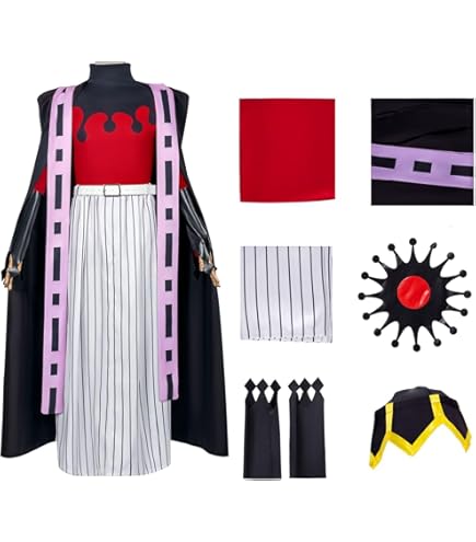 Amazon.co.jp: 鬼滅の刃 童磨（どうま）コスプレ衣装 上弦の弐 風