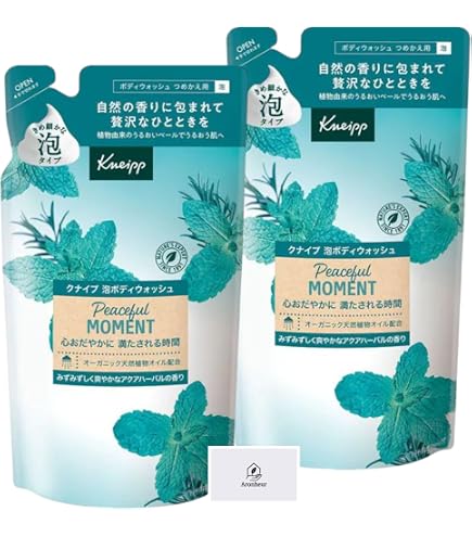 Amazon | クナイプ Kneipp 泡ボディウォッシュ 本体 450ml ＋ 詰め替え