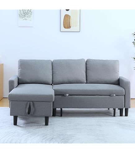 Amazon.co.jp: ソファベッド 収納ボックス付き3WAY 1～3人掛け 伸縮式