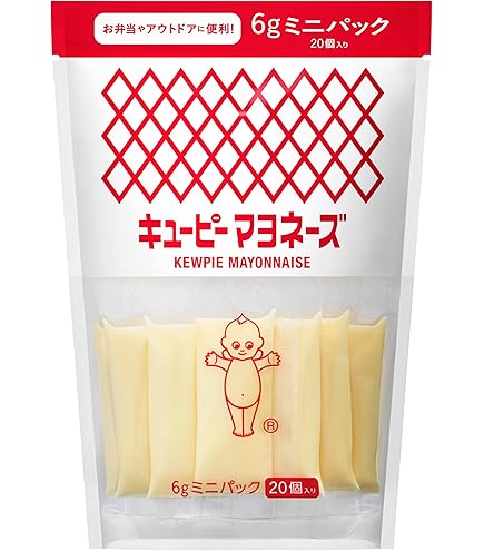 Amazon.co.jp: キユーピー マヨネーズ（ミニパック）6g×20個 小分け