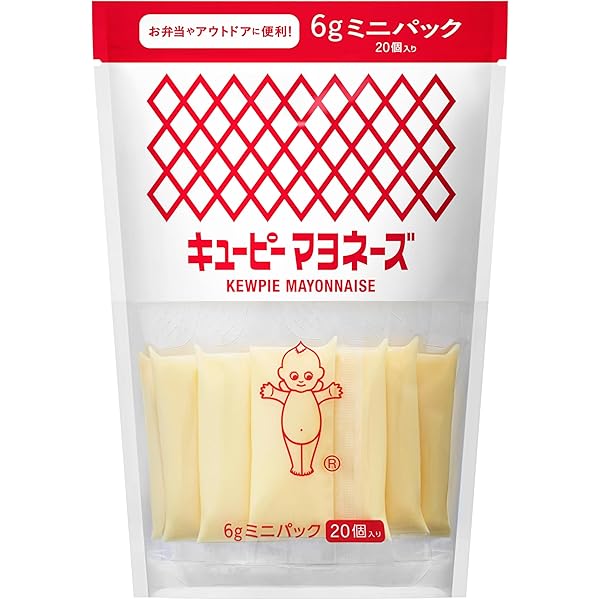 Amazon.co.jp: キユーピー マヨネーズ（ミニパック）6g×20個 小分け