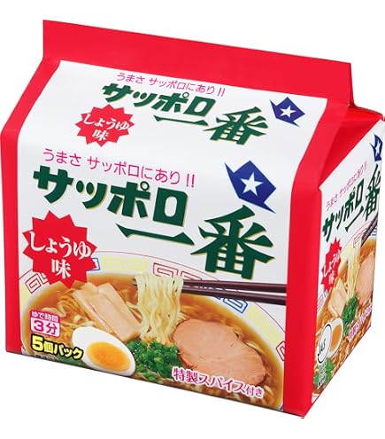 Amazon.co.jp: サッポロ一番 みそラーメン 5食×6 : 食品・飲料・お酒