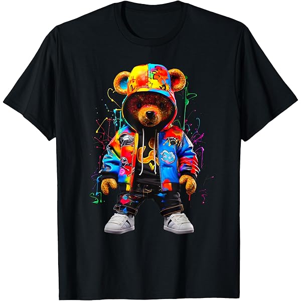ORIMI ハートと虹のストライプ Tシャツ 71+nwdOi5WL.jpg
