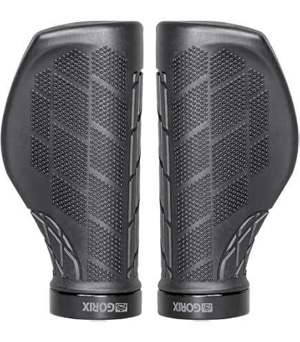 Amazon | Ergon - GP5 人間工学に基づいたロックオン自転車ハンドル