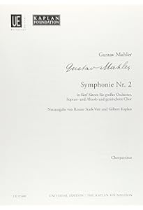 スコア マーラー 交響曲第2番 ハ短調 「復活」 (Zen‐on score) | 園部