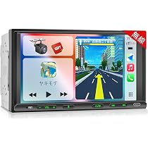 Amazon.co.jp: 2DIN&7インチディスプレイオーディオ 無線CarPlay+