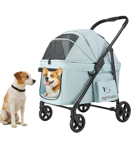 Amazon.co.jp: JoPet ペットカート 中型犬用 低床キャビン 折りたたみ