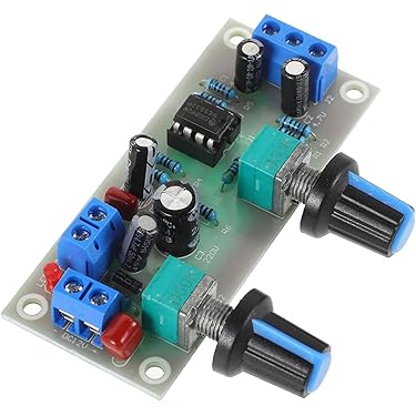 【美品】プリアンプ・パワーアンプセット 交換用オペアンプ付き 楽天市場】NE5532オペアンプ搭載 トーンコントロール機能付き