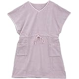 Amazon Co Jp セシール バスローブ ピンク M 前開きタオルワンピース Cf 708 服 ファッション小物