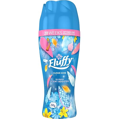 Fluffy Laundry In Wash Scent Booster Beads, 250g, Cloud Nine, Perfume for Your Wash, Laundry, Long Lasting Freshness, Fragran