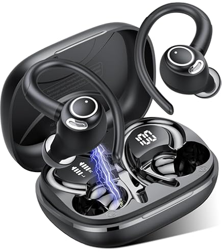 bluetooth ワイヤレスイヤホン　スポーツ/通勤/通学/WEB会議 Amazon.co.jp: イヤホン bluetooth ワイヤレスイヤホン【2025最新