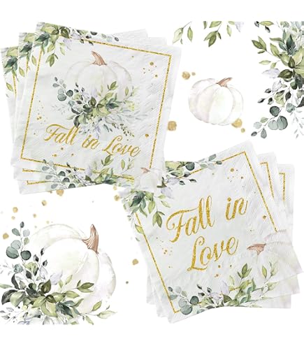 3 Pcs Fall In Love Tablecloths, Fall Bridal Shower Decorations Autumn Wine Floral...