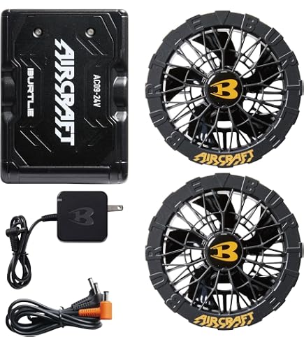 Amazon.co.jp: [BURTLE] [バートル] カラーファン+24Vバッテリーセット