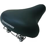 自転車 サドル ブラウン captain stag y2155