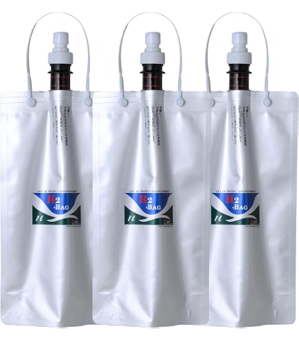 Amazon｜水素水 保存容器 H2-BAG 1000ml 水素水専用ボトル 真空保存