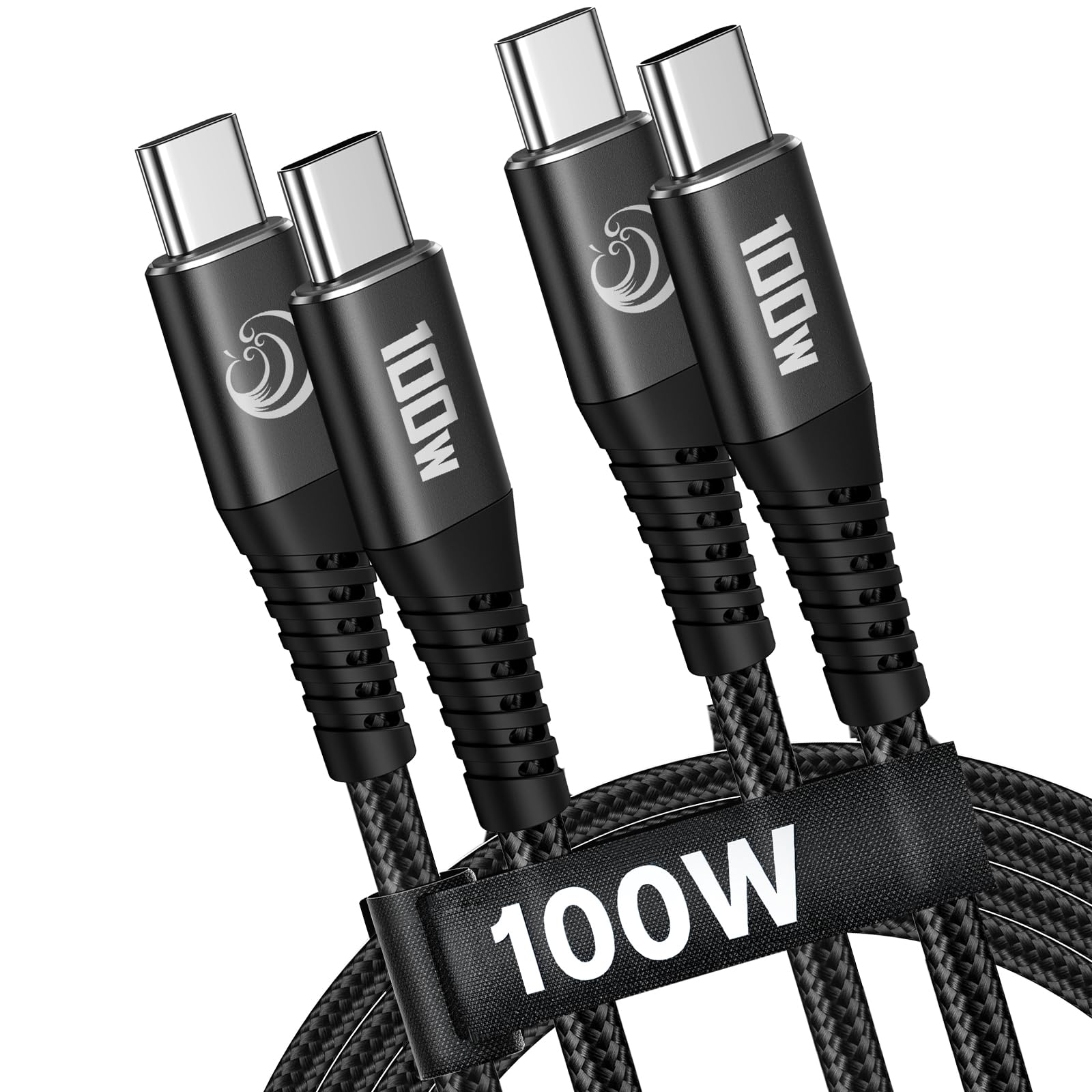 USB C ケーブル【2M 2本セット】PD対応 100W 急速充電 USB C to C ケーブル ナイロン編み 断線防止設計 高速データ転送対応 たいぷしー 充電ケーブル タイプc iPhone 17 16 15/iPad Mini/MacBoo